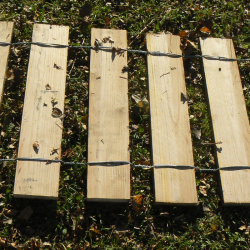 Largeur 50cm - Chemin en châtaignier