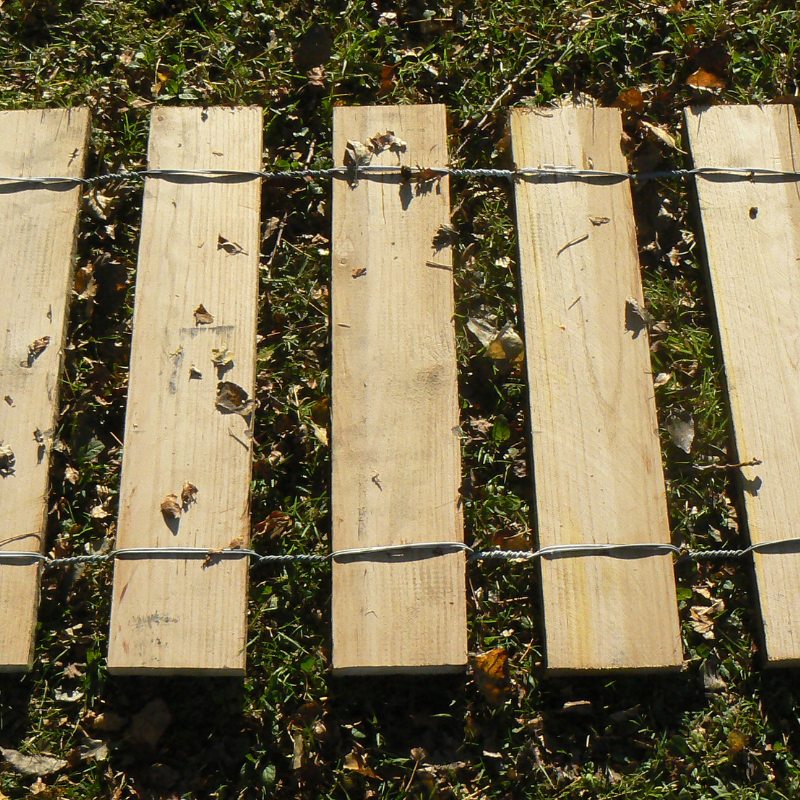Largeur 80cm - Chemin en châtaignier Largeur 80cm - Chemin en châtaignier