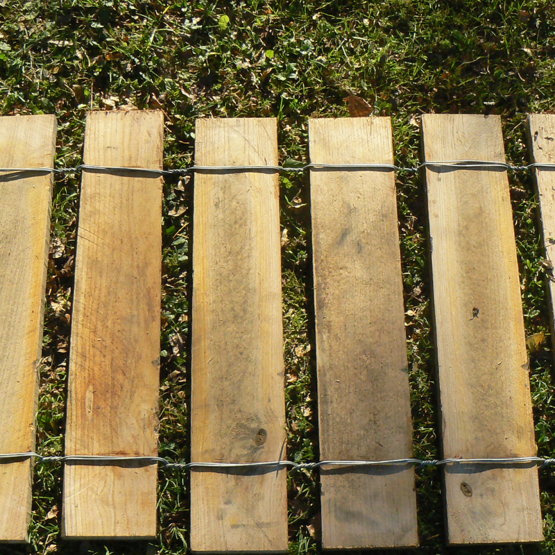 Largeur 80cm - Chemin en châtaignier Largeur 80cm - Chemin en châtaignier